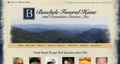 Desktop Screenshot of buechelefuneralhome.com